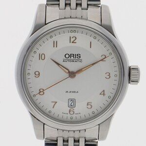 ORIS Watches 7594 Stainless Steel Mechanical Automatic Genuine box Warranty card